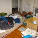 Packing, cleaning. 12 hours to go.
