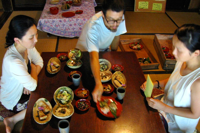 Vegan organic meal at Haruya.